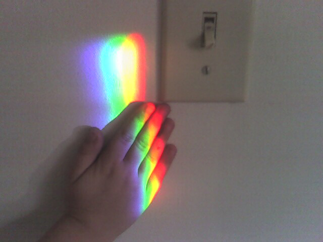 Little hands love to touch rainbow colors