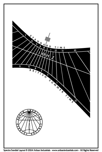 Spectra Sundial in Limekilns, Fife, Scotland (UK)
