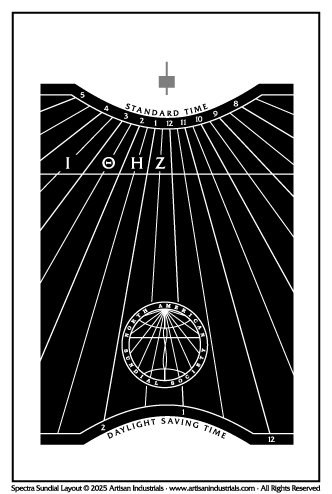 Spectra Sundial in Silver City, New Mexico USA
